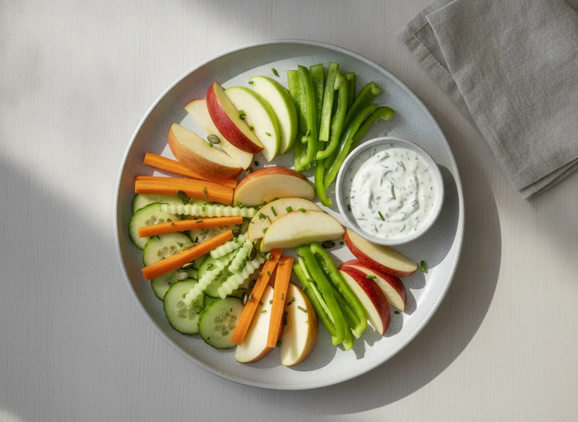 Gemüse- und Obst-Snackbox photo