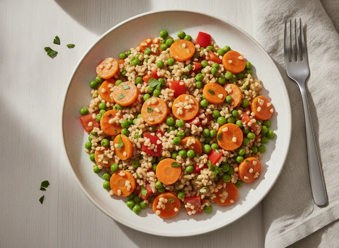 Gemüse-Bulgur-Pfanne photo