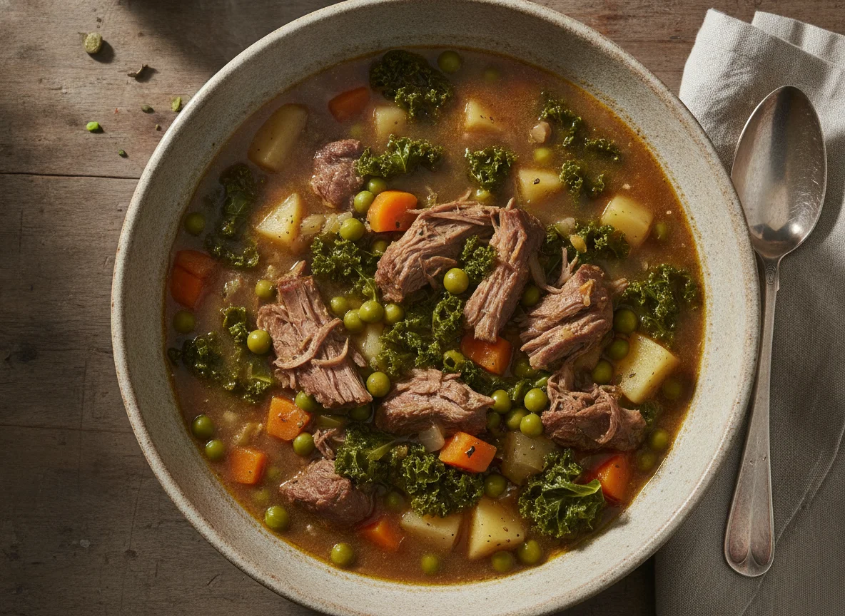 Gemüse-Eintopf mit Fleisch photo