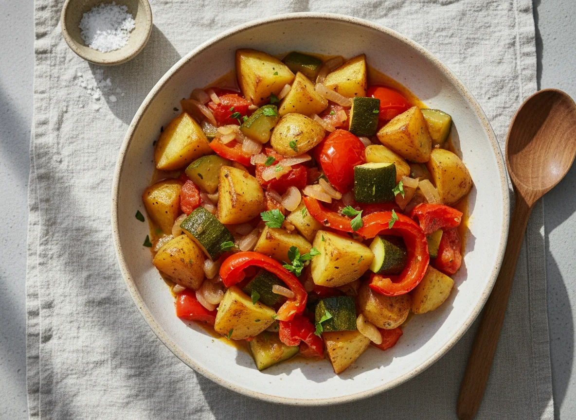 Gemüseeintopf mit Kartoffeln photo