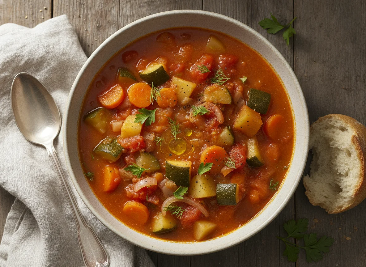 Gemüseeintopf mit Tomatenbasis photo
