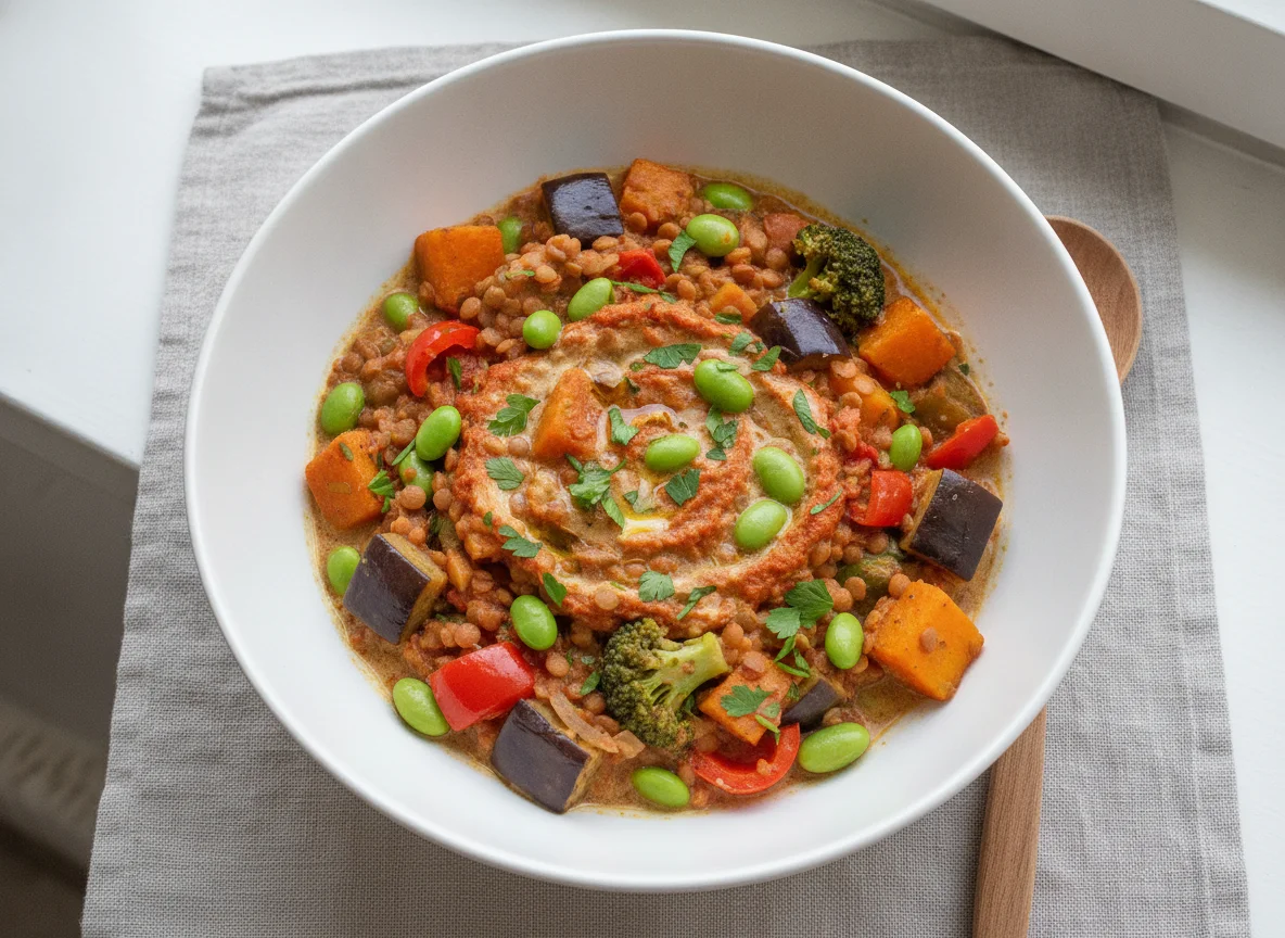 Gemüse-Linsen-Curry photo