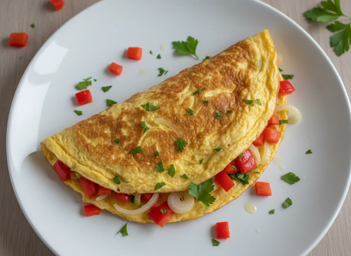 Gemüse-Omelett photo