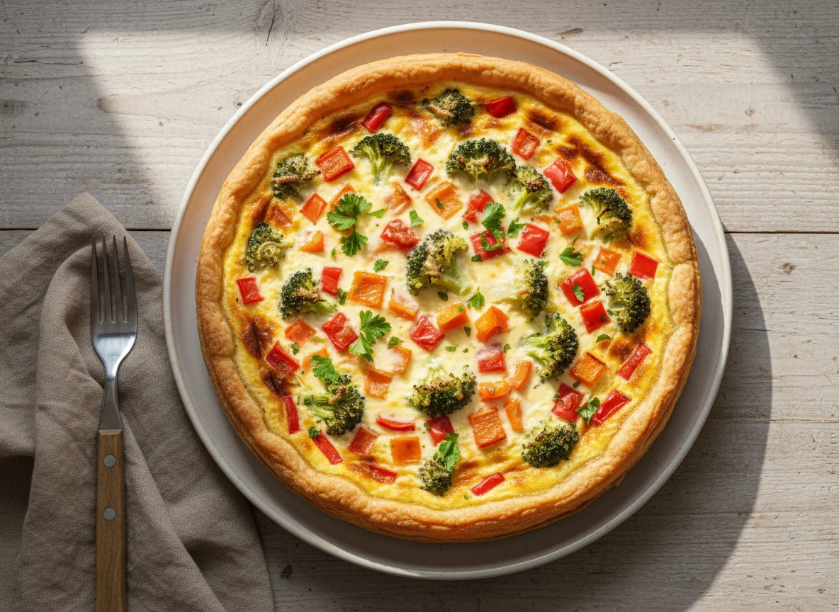 Gemüse-Quiche photo