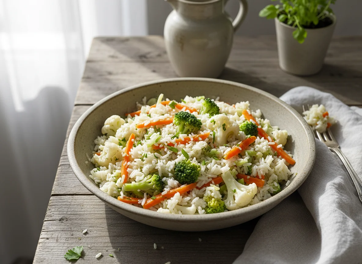 Gemüse-Reis-Mischung photo