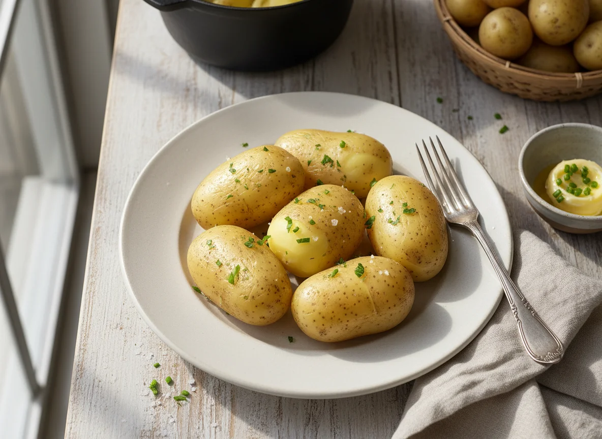 Geschälte Kartoffeln photo