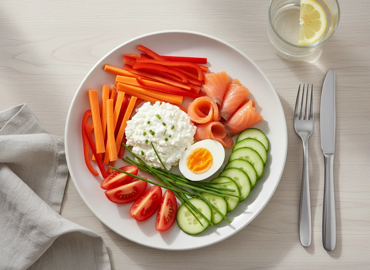 Gesundes Frühstück oder Abendessen photo