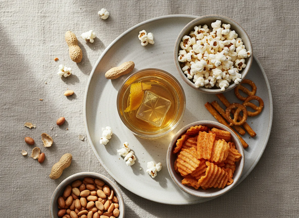 Getränk und Snacks photo