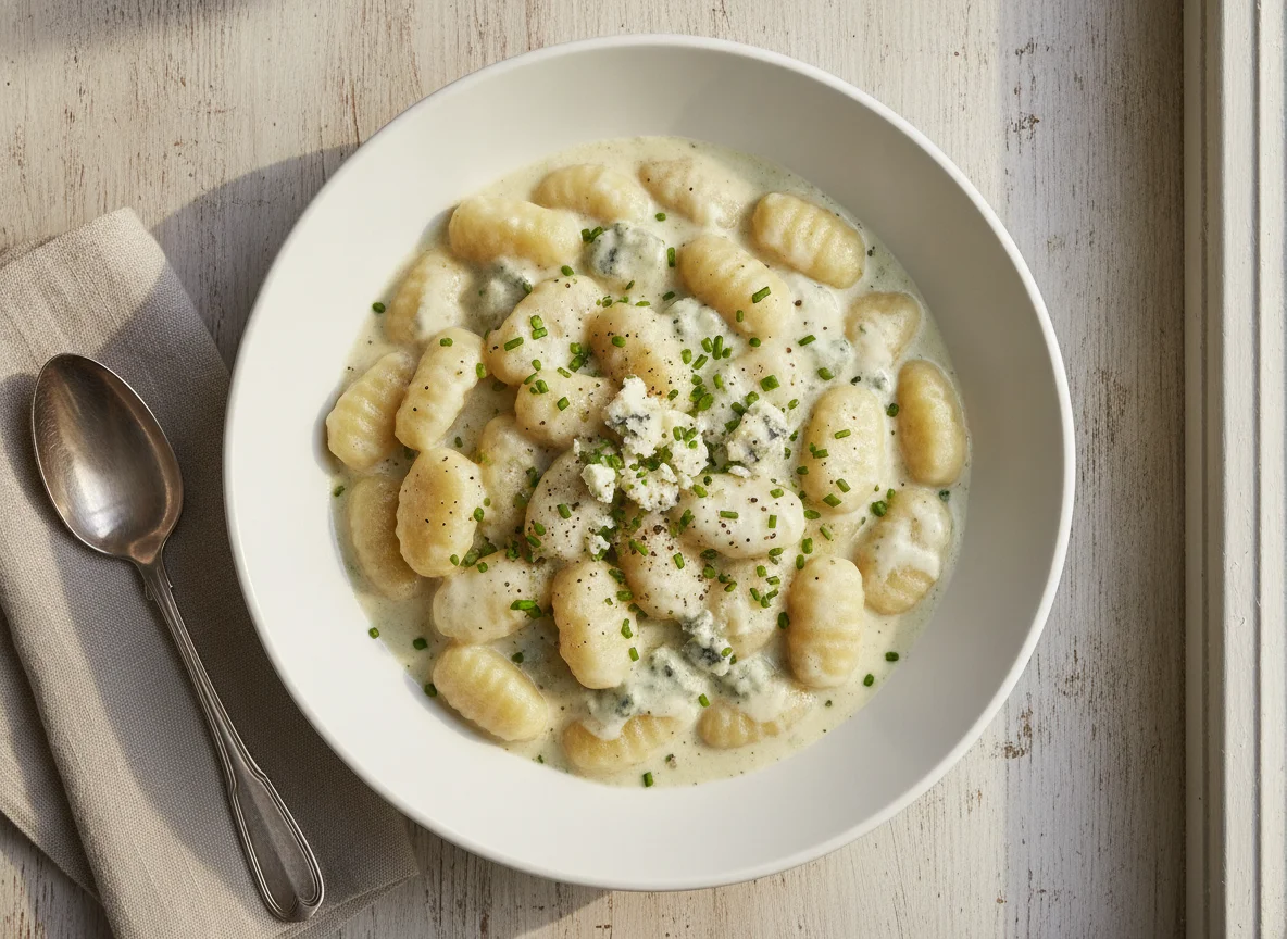 Gnocchi in Gorgonzola-Sahnesauce photo
