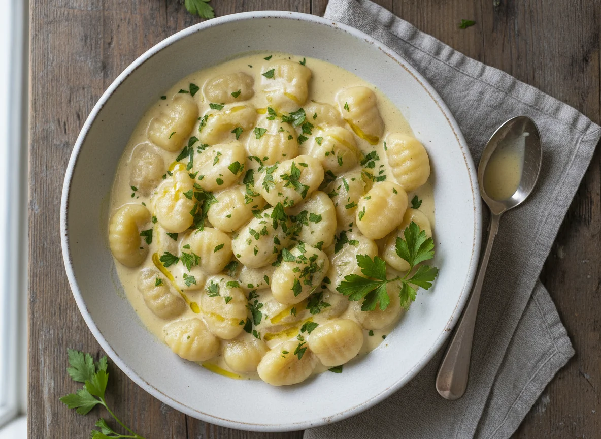 Gnocchi in Sahnesauce photo