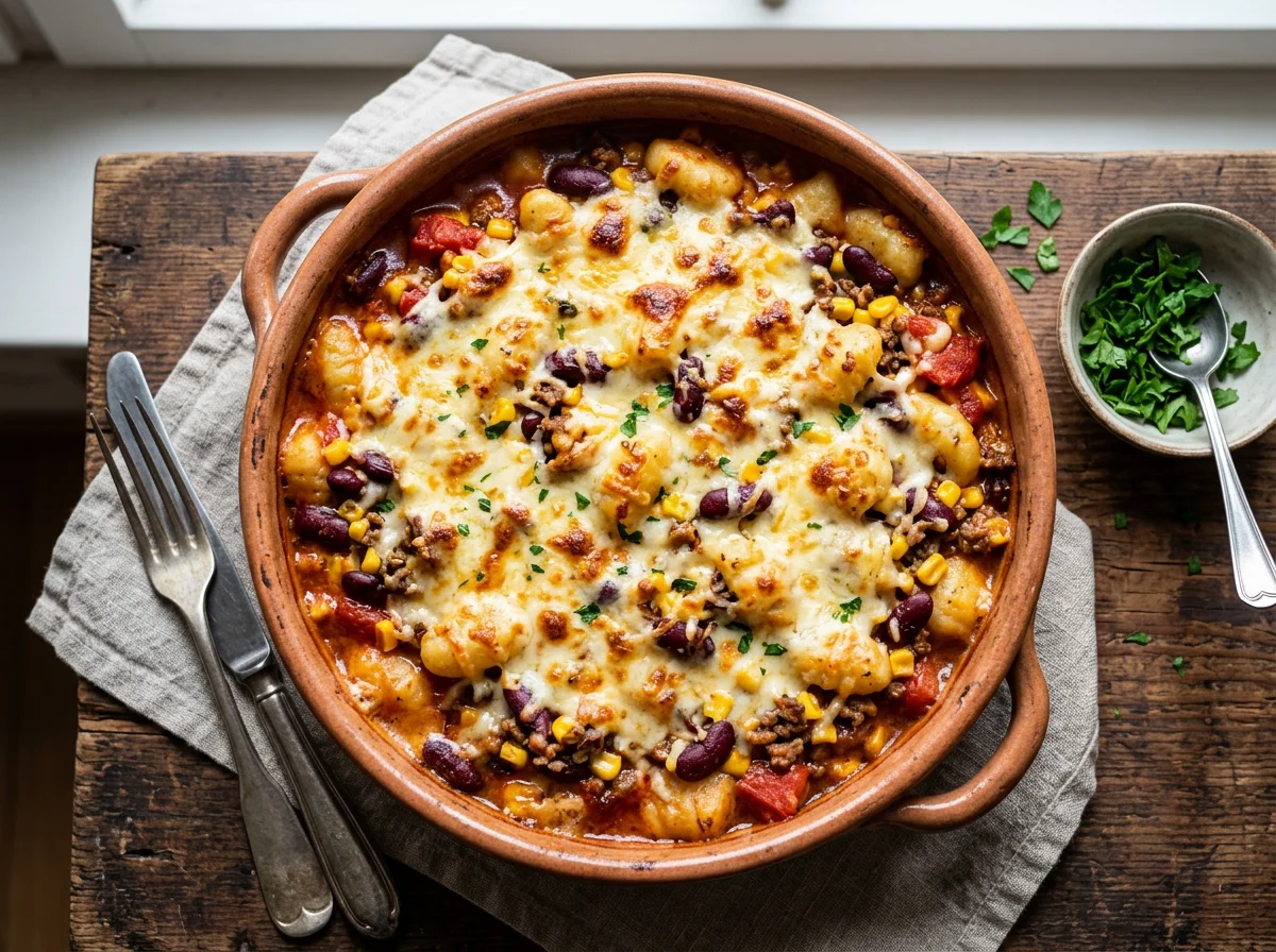 Gnocchi-Hackfleisch-Auflauf photo