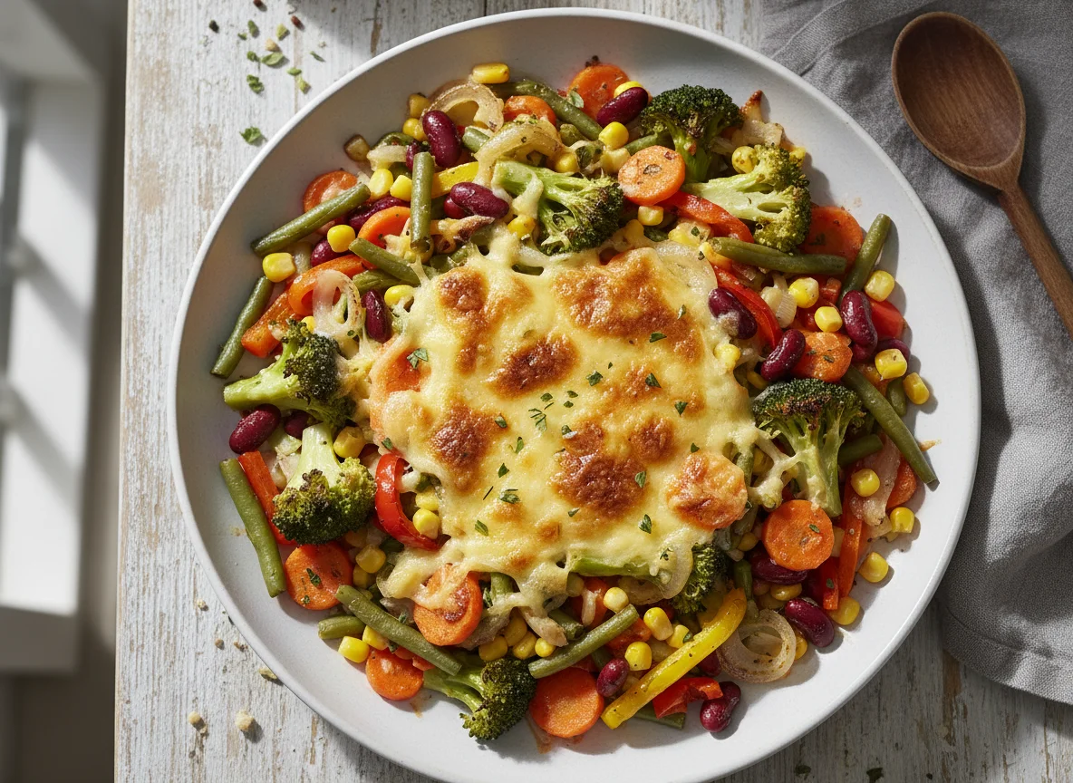 Gratin mit Gemüsemischung photo