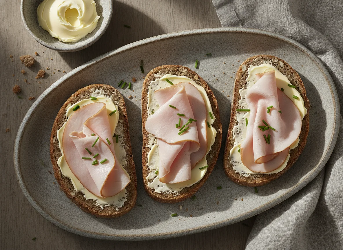 Graubrot mit Putenbrust photo