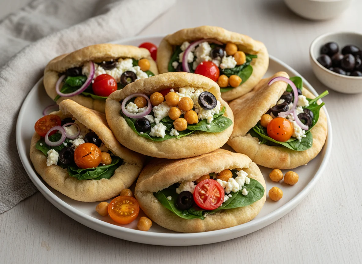 Griechische Pita Schiffchen photo