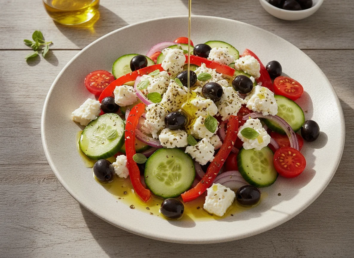 Griechischer Salat Mix photo