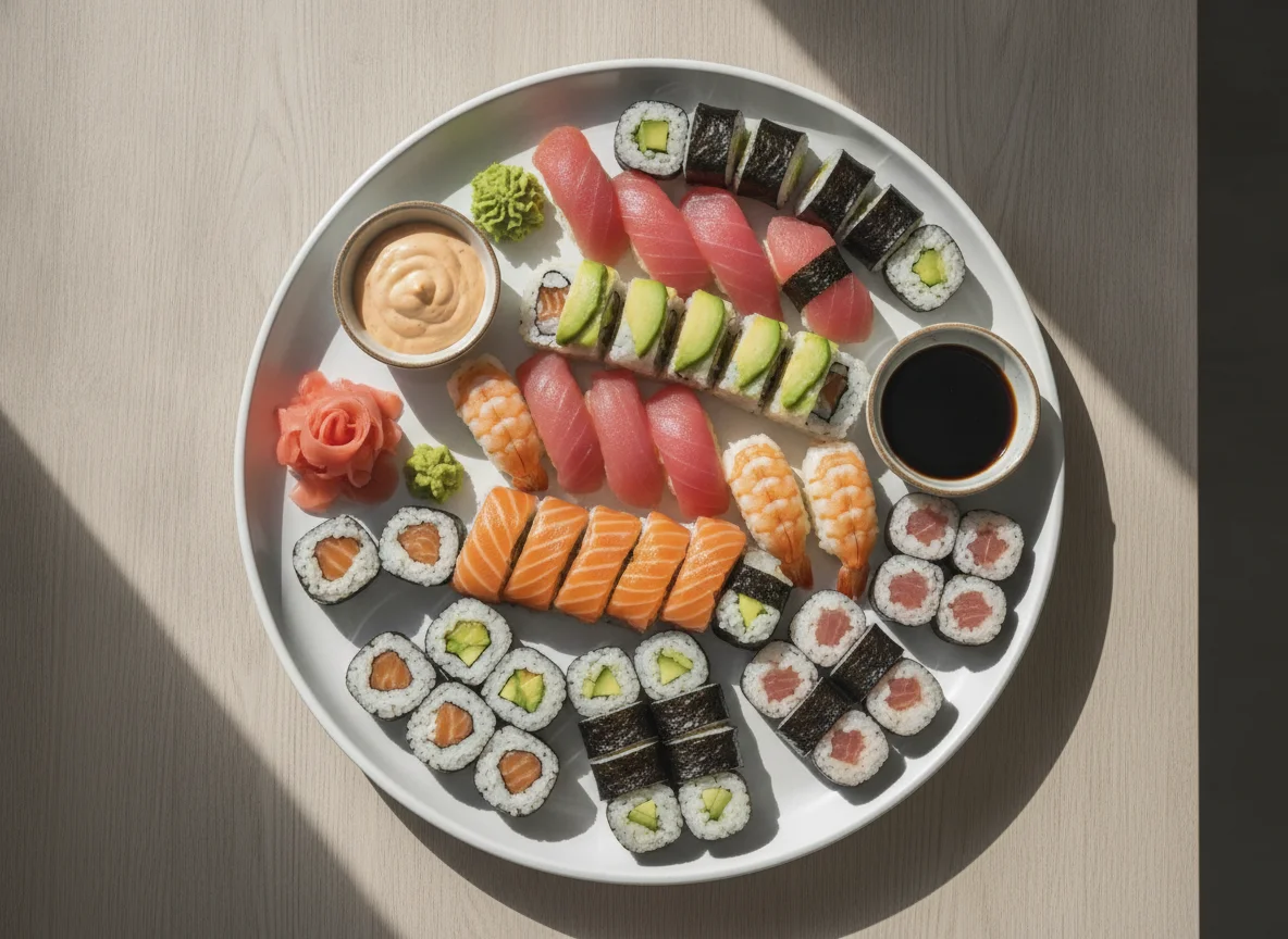Große Sushi-Platte photo