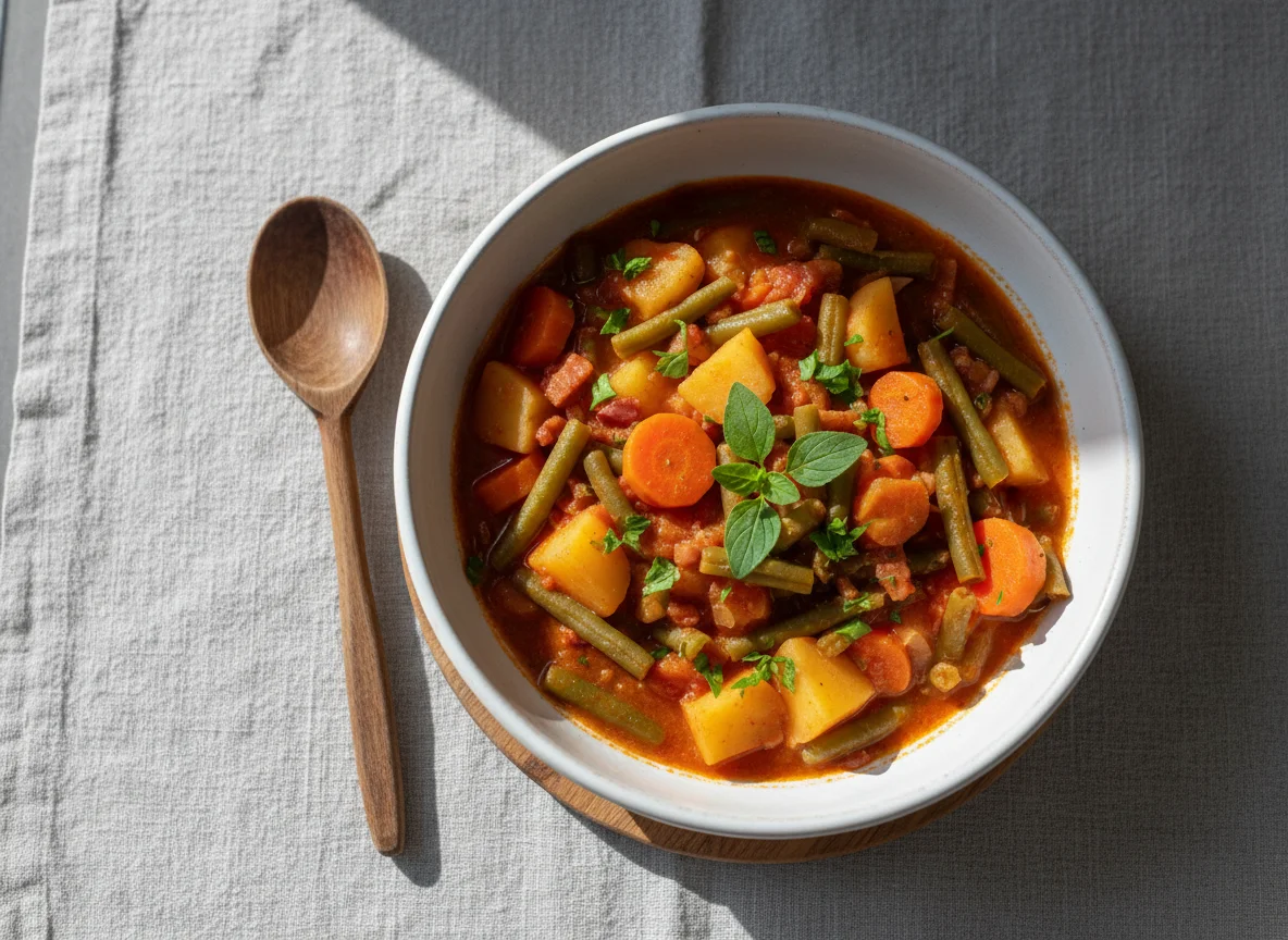 Grüne Bohnen Eintopf photo