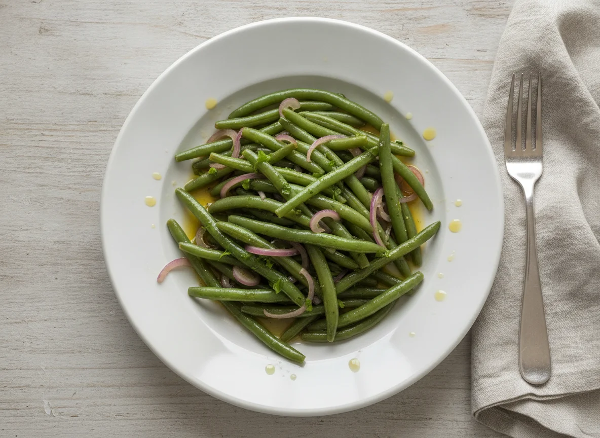 Grüne Bohnen Salat photo