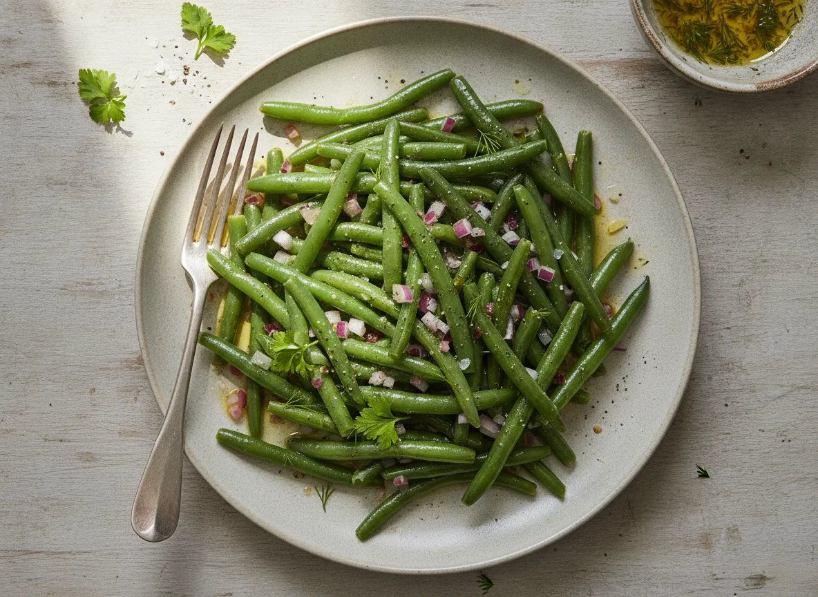 Grüner Bohnensalat photo