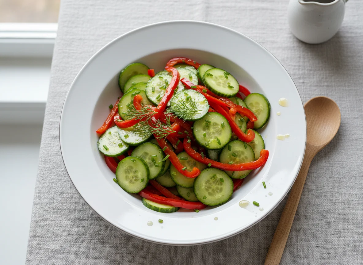 Gurken-Paprika-Salat photo