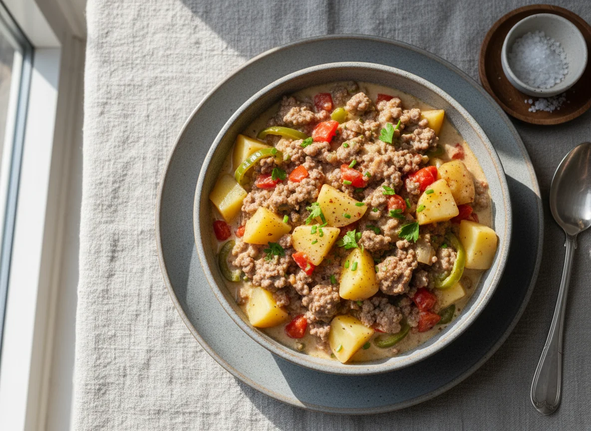 Hackfleisch-Kartoffel-Eintopf photo