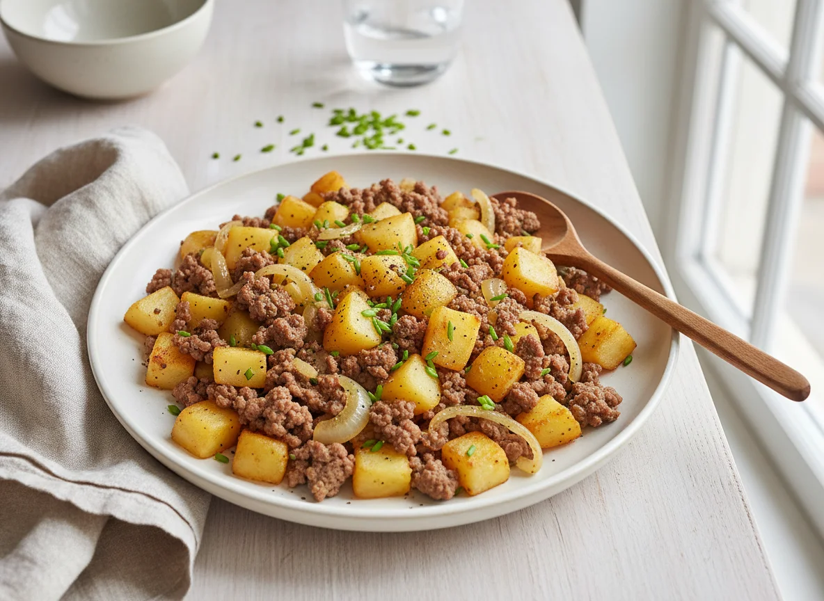Hackfleisch-Kartoffel-Pfanne photo