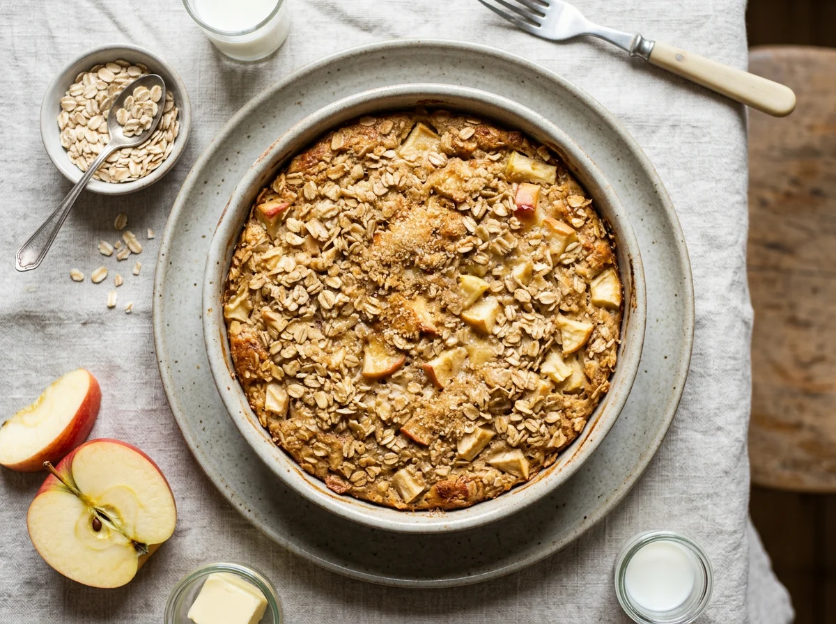 Haferflocken-Auflauf photo