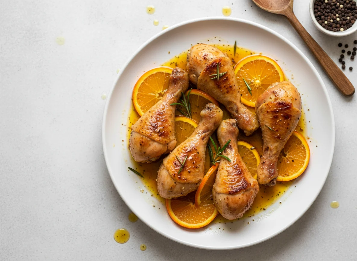 Hähnchen in Orangen-Rosmarin-Marinade photo