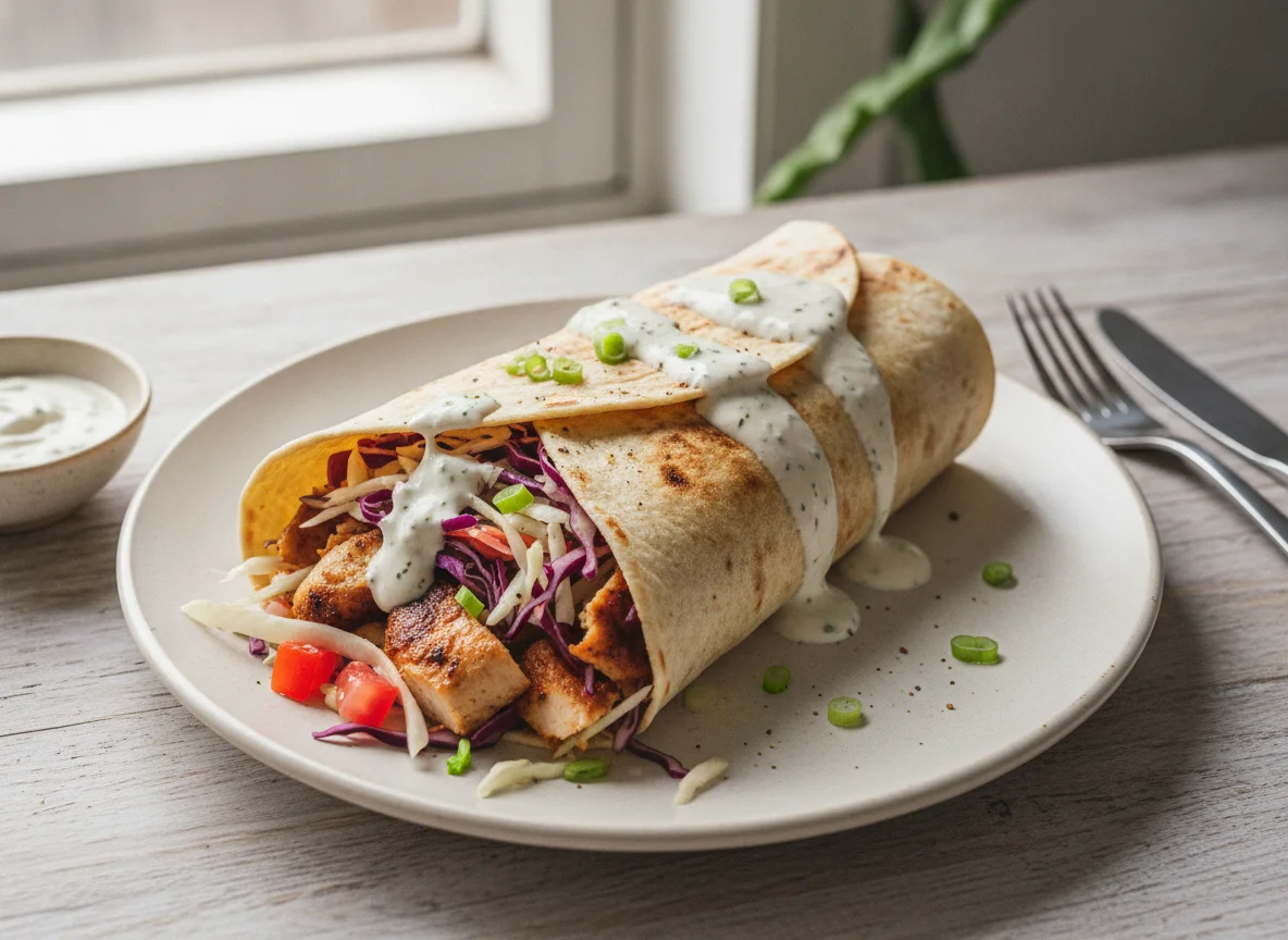 Hähnchen Kebab Style Big Burrito photo