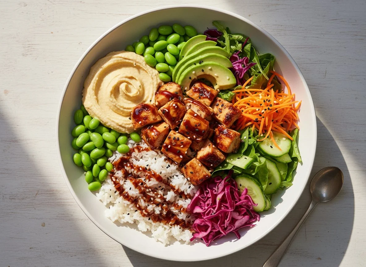 Hähnchen Teriyaki Poke Bowl photo