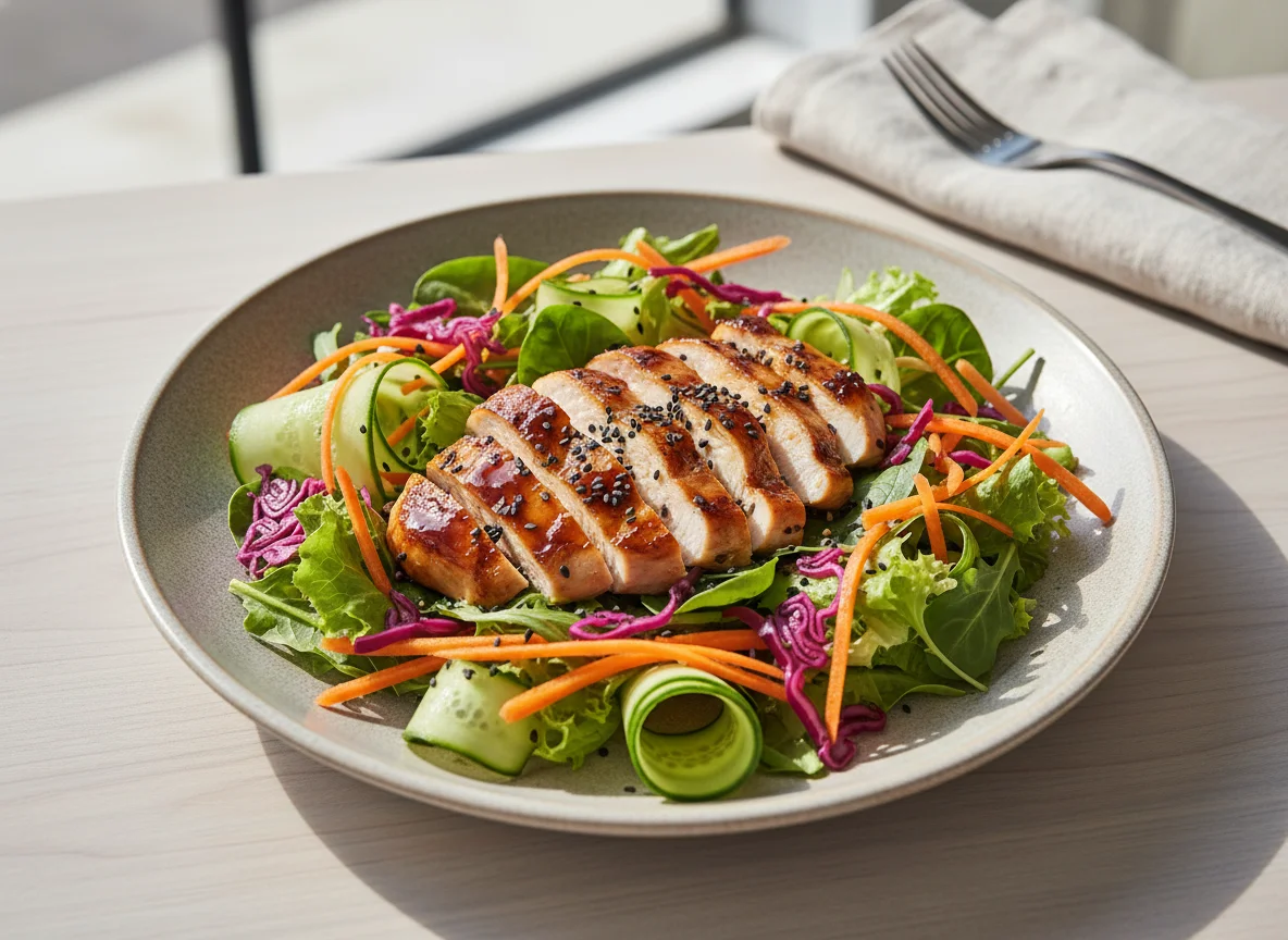 Hähnchen Teriyaki Salat photo