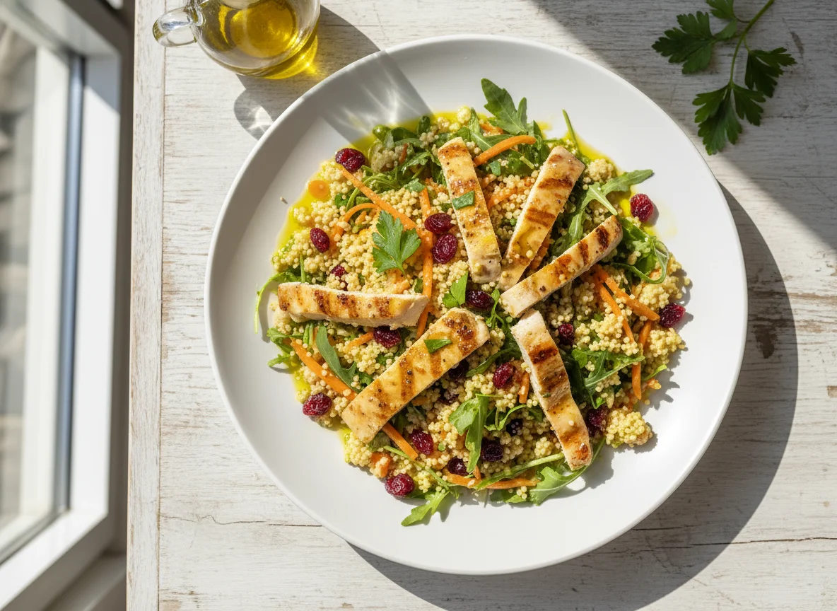 Hähnchen-Couscous-Salat photo