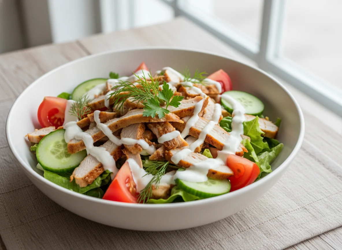 Hähnchen-Döner-Salat photo