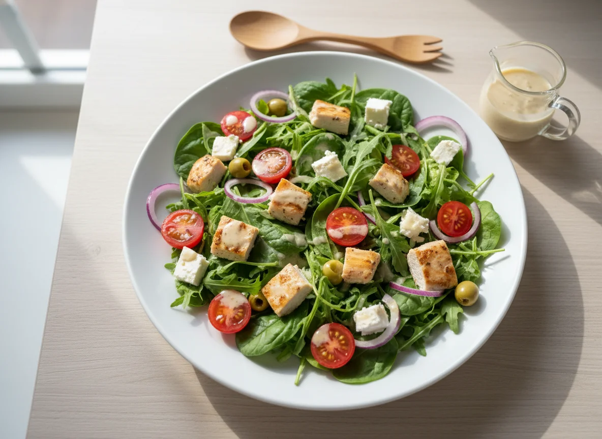 Hähnchen-Feta-Salat photo