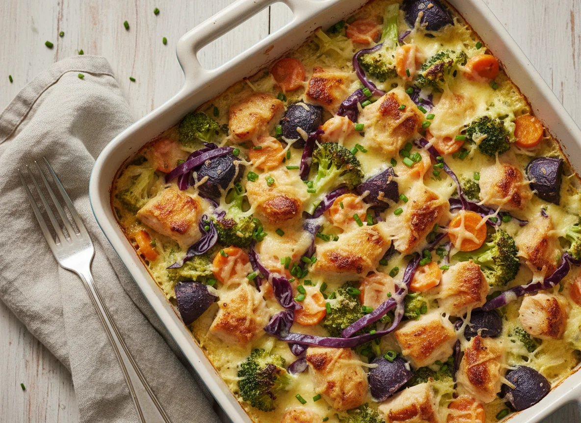 Hähnchen-Gemüse-Auflauf photo