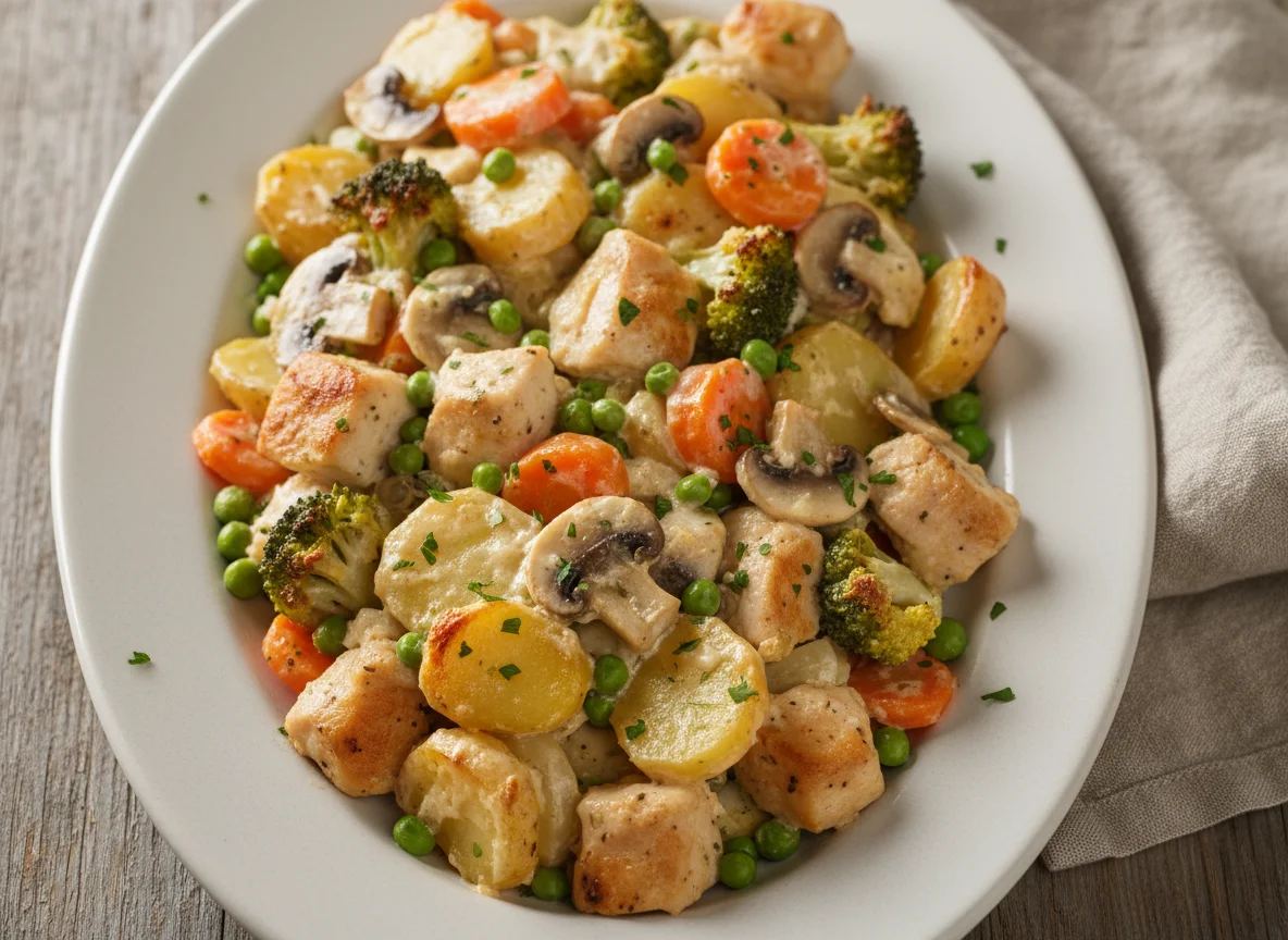 Hähnchen-Gemüse-Gratin photo