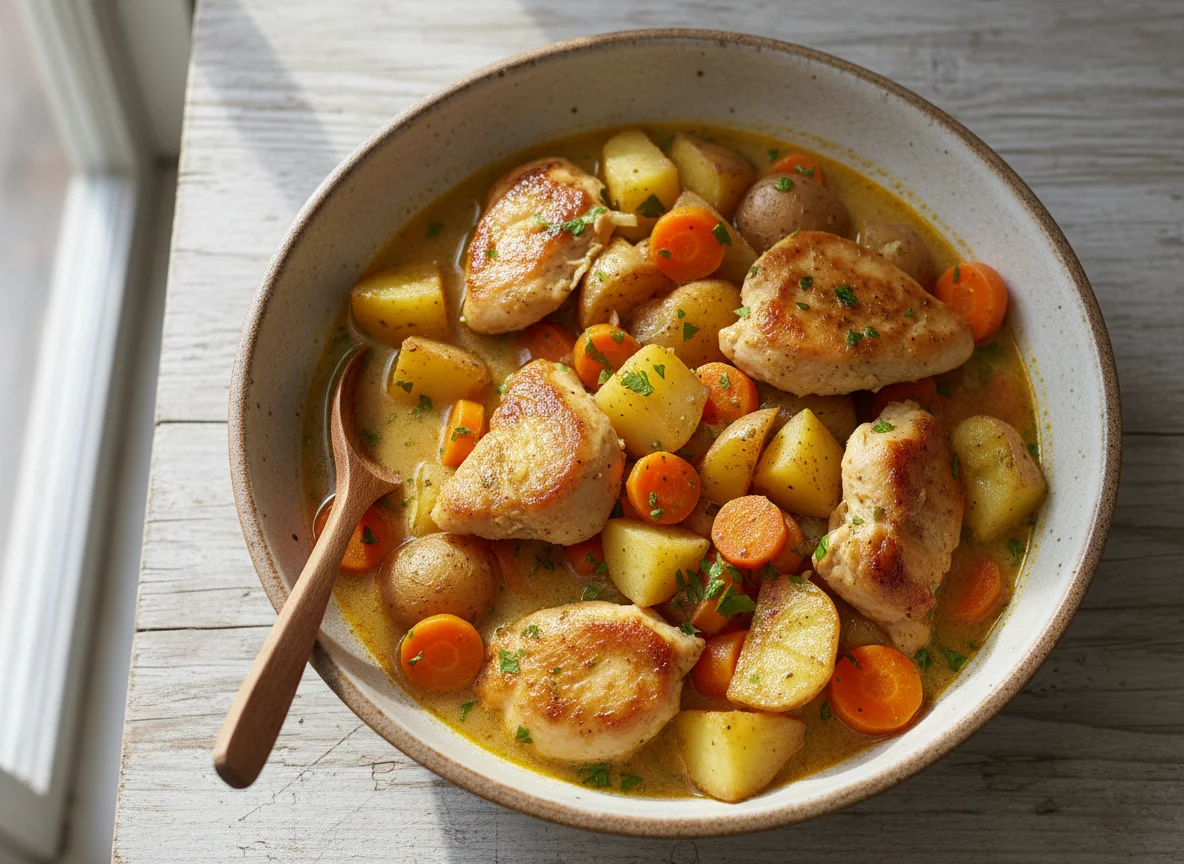 Hähnchen-Kartoffel-Eintopf photo