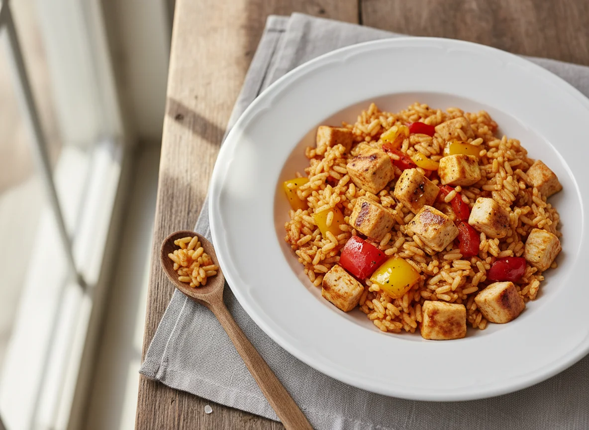 Hähnchen-Paprika-Reis photo