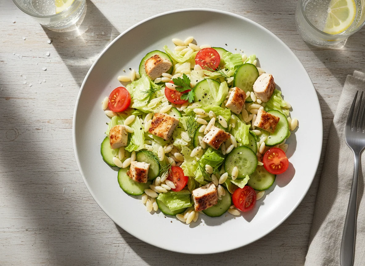 Hähnchen-Reis-Salat photo