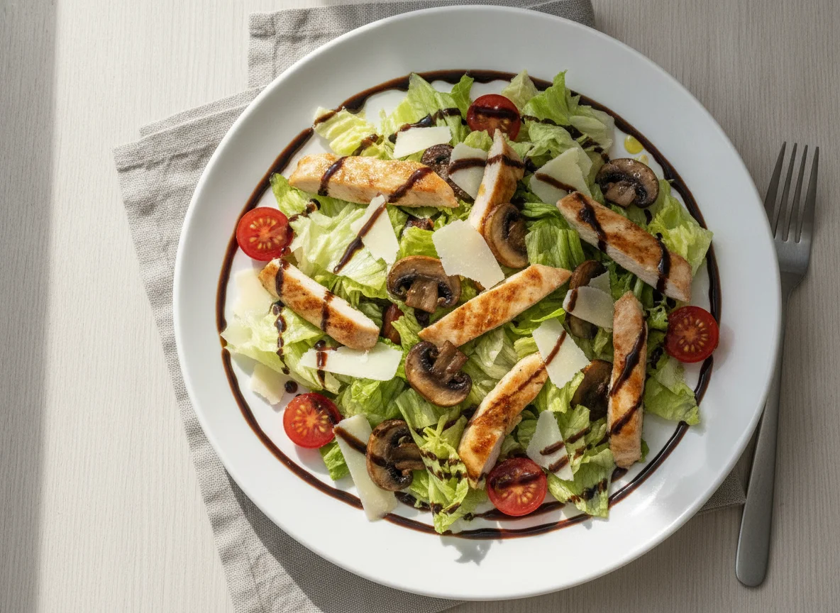 Hähnchensalat mit Balsamico und Parmesan photo