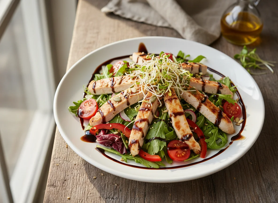 Hähnchensalat mit Balsamico-Dressing photo