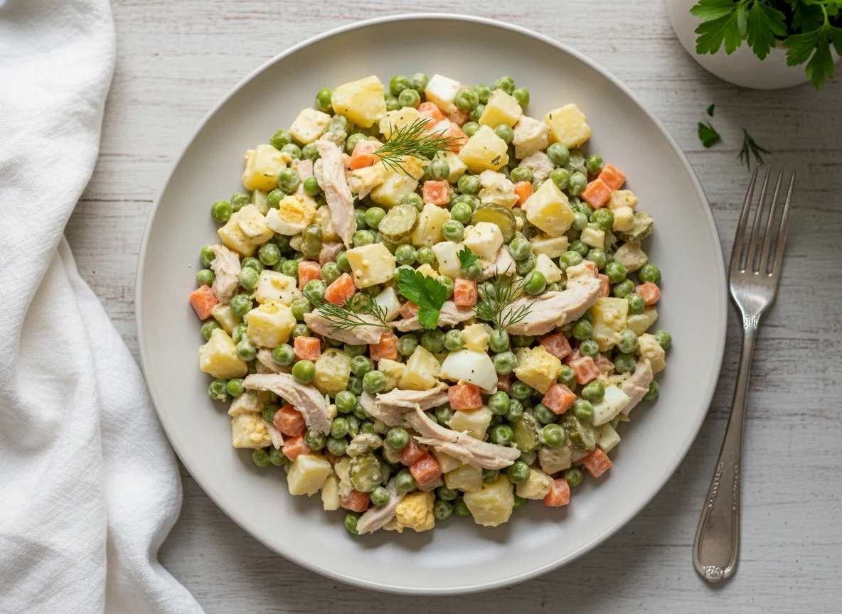 Hähnchensalat Olivie photo