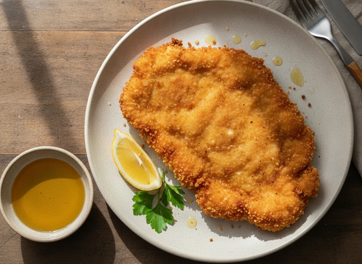 Hähnchenschnitzel paniert photo