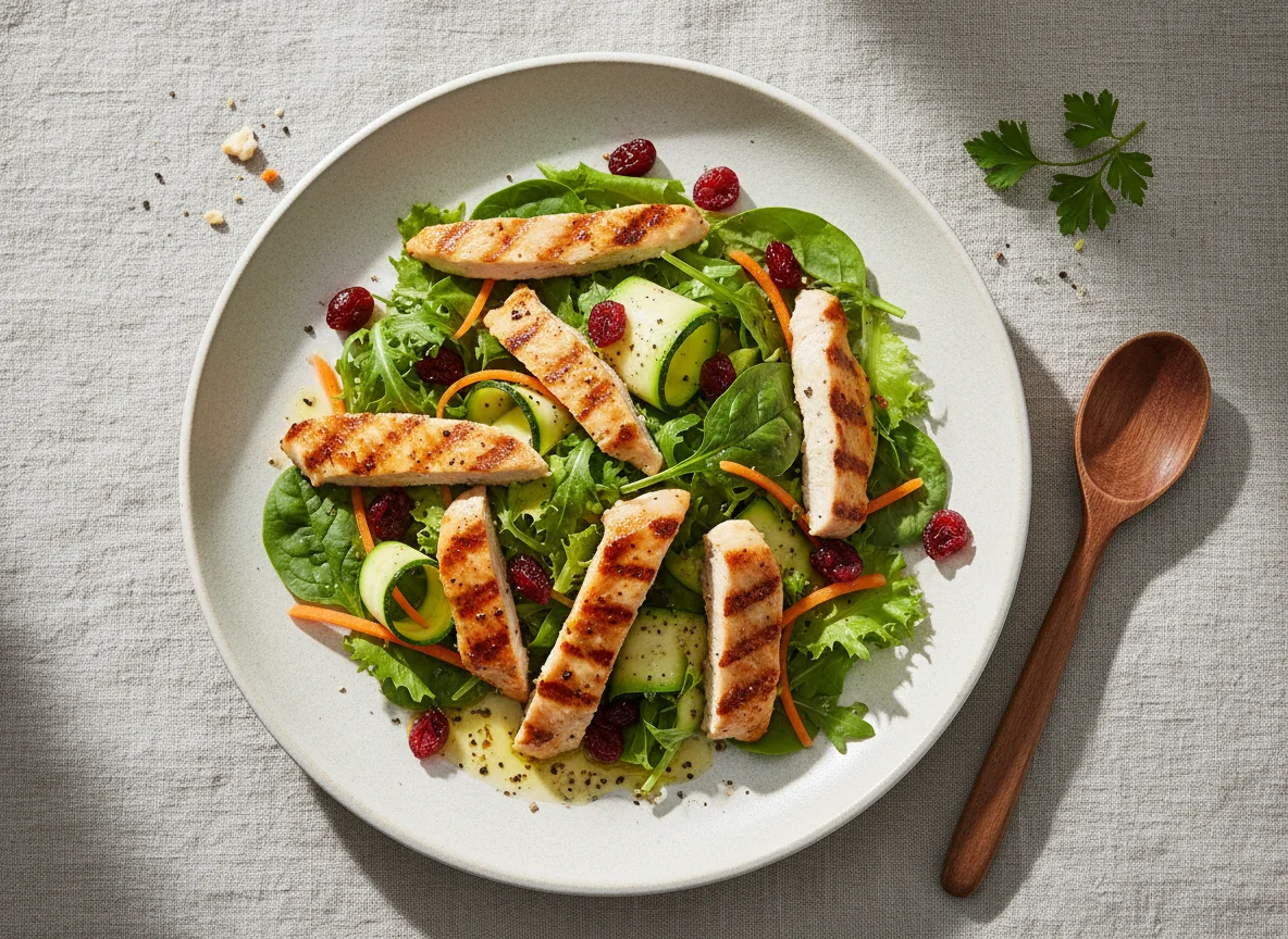 Hähnchen-Zucchini-Salat photo