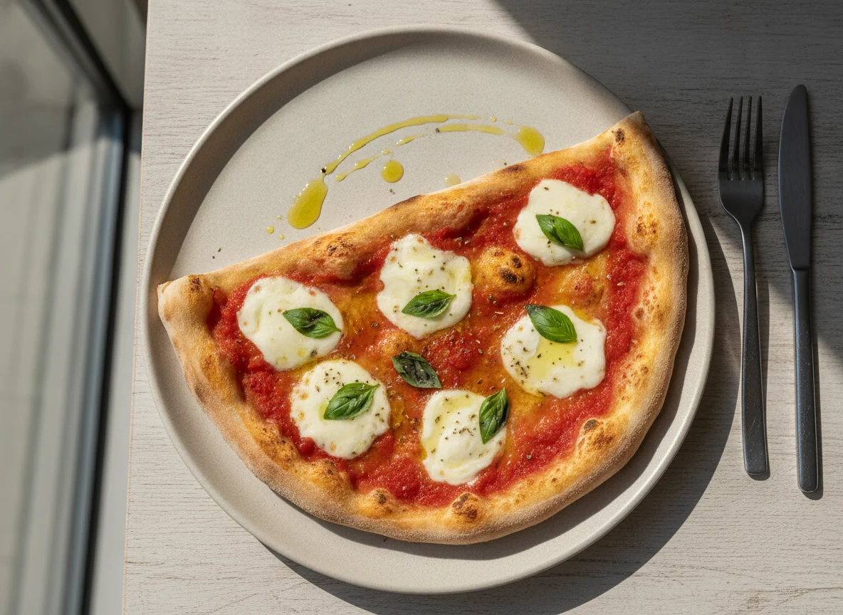 Halbe Pizza Margherita photo