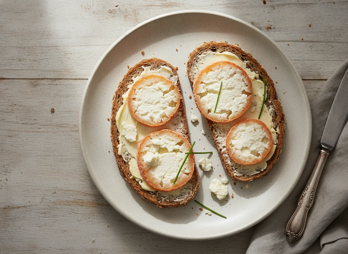Harzer Käse auf Vollkornbrot photo