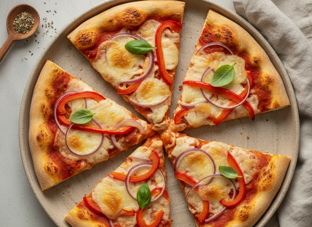 Hausgemachte Pizza Stücke photo