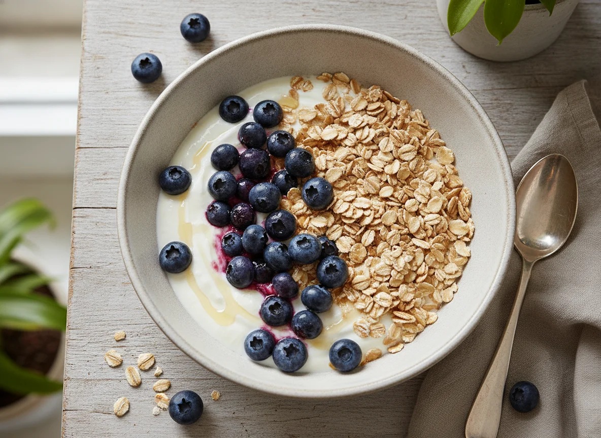 Heidelbeer-Joghurt-Bowl photo