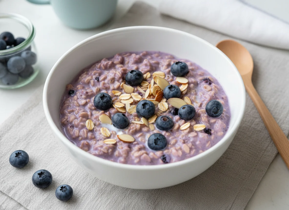 Heidelbeer-Overnight-Oats photo