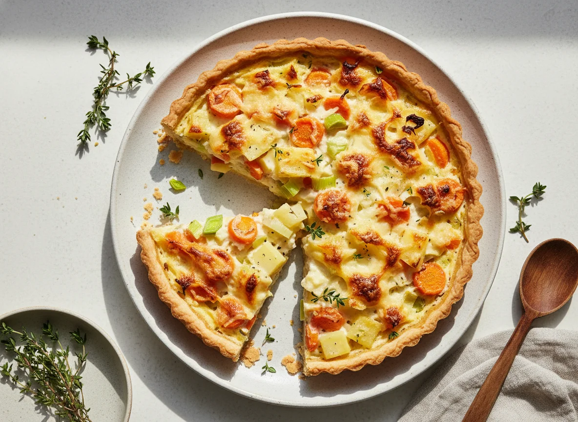 Herzhafter Gemüsekuchen photo